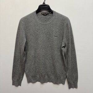 MK Michael Kors Men 100% Cashmere Sweater Size Small Gray C084 -3